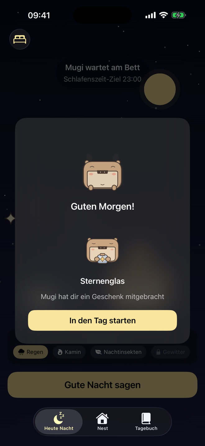 Morgengeschenk – ein Sternenglas
