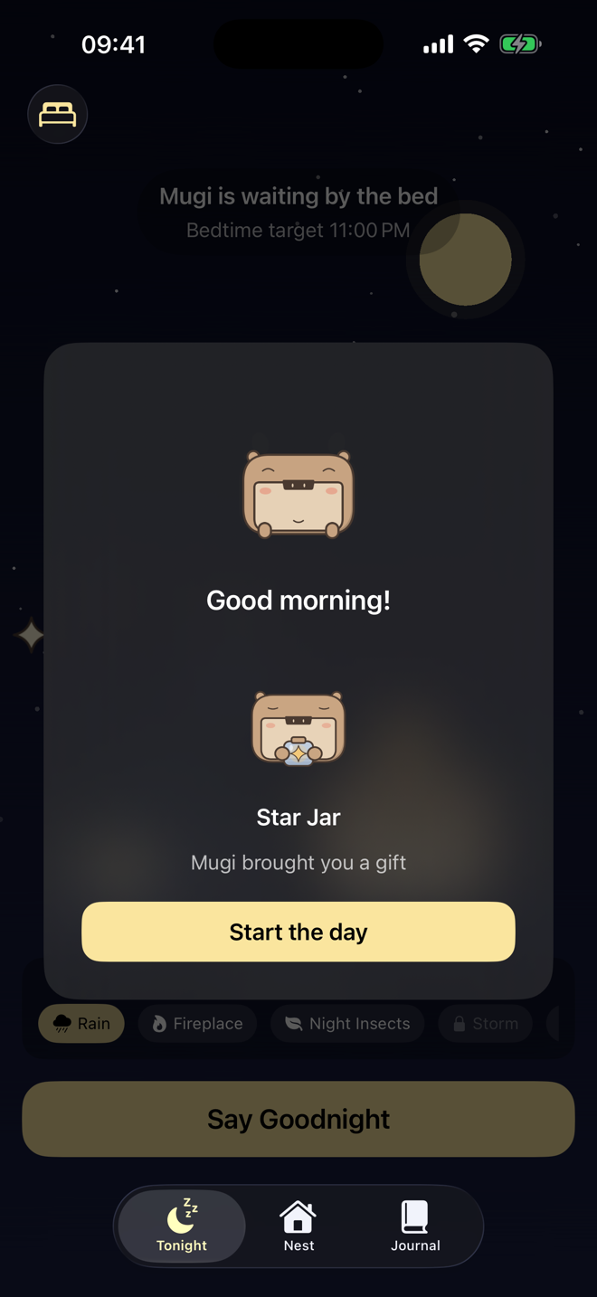 Morning gift — a star jar